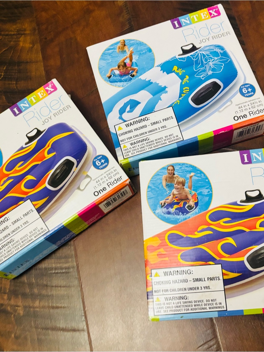 THREE (3) Intex Rider Joy Rider with Handles